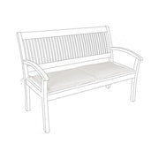 Cuscino Poly180 naturale panca 2 posti