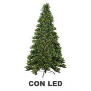 Albero monte durando 1523 rami 470 LED verde cm ø119h210