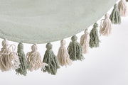 4x Amaca Tassel Verde Salvia 100X200