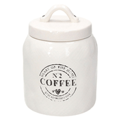 Barattolo caffè 720 cc cm in ceramica beige