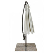 Ombrellone da giardino con braccio a 360°Texas cm 300x h260 Antracite-Natural