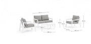 Set4 Salotto C-C Sirenus Bianco Yk11