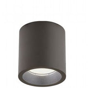 Lampada da soffitto in alluminio pressofuso, diffusore in vetro trasparente, 12W, 1420 lumen, luce calda corten