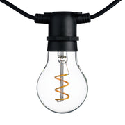 Party Light 36V 10 A60 E27 Spiral Filament LED 4+5m Luci di Natale