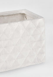 Set3 P.Vaso Pyramid Rett Bianco