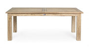 Tavolo da esterno Rettangolare in Legno Teak FSC cm 200/260x 100x h 78