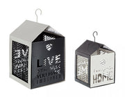 4x Set2 Lanterna Armonia Grigio-Grigio