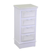 Mobiletto legno liverpool 4 cassetti bianco cm37x30h79.5