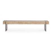 Panca industriale urban Garrett  legno acciaio