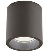Lampada da soffitto in alluminio pressofuso con diffusore in vetro trasparente, 40W, 4240 lumen, luce calda corten