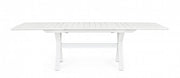 Tavolo allungabile giardino Kenyon bianco cm 180/240 x 100