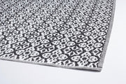 Tappeto Tirrenia Nero-Bia 120X180