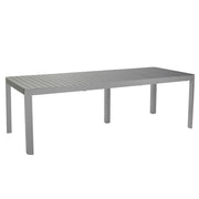 Tavolo alluminio allungabile CLEVELAN  da giardino tortora cm 100 x 200-260-320 x h 75