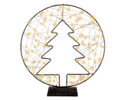 Luce a telaio Micro LED in metallo per albero stabile da interno 4x35x38 cm
