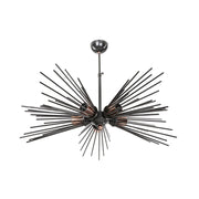Lampada da soffitto a 5 luci Salem MDL3806 metallo nero