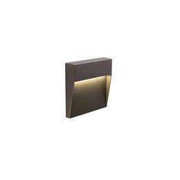Segnapasso 3W Led 3000K linea geo square caffe'