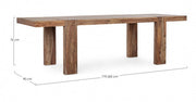 Tavolo allungabile Vintage Sunderland 175-265x90 cm