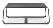 Tavolino per esterno in alluminio Antracite MERRIGAN 105x62x h38 cm