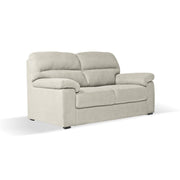 Divano Alenda 3 posti beige con piedini quadrati