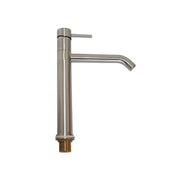 Rubinetto miscelatore per lavabo cucina finitura inox h.32,9x19 cm
