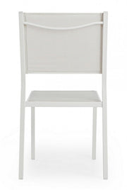 Sedia Hilde bianco Cloud da esterno cm 46 x 57 x 88 h