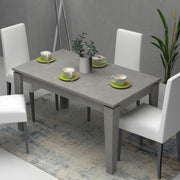 Tavolo allungabile Cemento MEGARON 120/160X80 cm