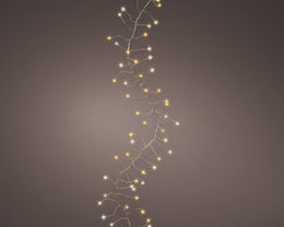 Luci compatte per porte Micro LED con 8 funzioni di effetto sfavillante per esterni 550 cm