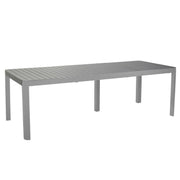 Tavolo alluminio allungabile CLEVELAN  da giardino tortora cm 100 x 200-260-320 x h 75