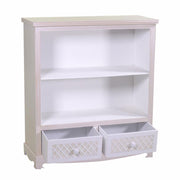 Mobile lubecca libreria 2 piani+2 cassetti cm 85x35h95