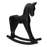 Cavallo legno nero cm46x9h50
