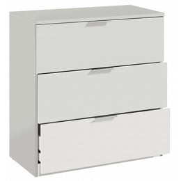 Cassettone camera  cassettiera bianco  cm 77x38x80h