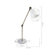 Lampada da scrivania snodabile Konrat ASZ1245 EFFEZ