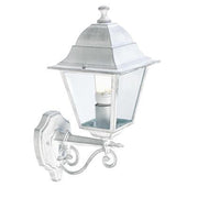 Applique Media In Alto E27  linea old  biancoargento