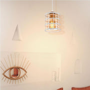 Lampada a sospensione Mira ASZ1261 metallo bianco EFFEZ