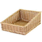 Cesta espositore vimini rettangolare cm35x45h12-21