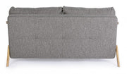 Divano Letto 2 posti Hayden grigio