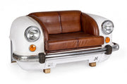 Divano vintage macchina con fari