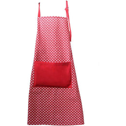 Grembiule Pettorina 80x85 cm Cotone Rosso