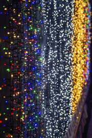 Luce filo 500 led multicolor con controller 28m
