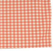 Tovaglia quadretti arancio jm-2156 cm. 140 x 140