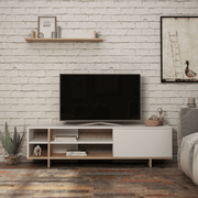 Mobile porta TV Stockton bianco rovere EFFEZ