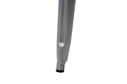 Tavolo ferro bristol top in legno galvanizzato cm 160x80h76