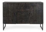 Credenza 2 ante e 3 cassetti Dorset stile industriale