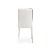 Sedia Achille con struttura in acciaio colore bianco