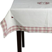 Tovaglia coprimacchia red heart quadro cm100xh100x1,5