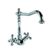 Rubinetto miscelatore per cucina finitura cromo h.23,5xP.26,5 cm