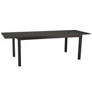 Tavolo in alluminio Boise allungabile antracite opaco m160-220x90xh67,5-75