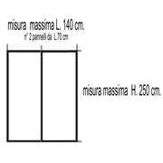 ECCO MAGNET 140X250 BIANCO RIDUCIB