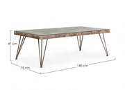 Tavolino Atlantide 140X75