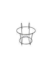 Fioriera balcone nera 22cm